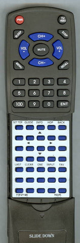 PHILIPS 312814711462 Replacement Remote