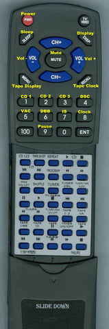 PHILIPS FWC780C37 Replacement Remote