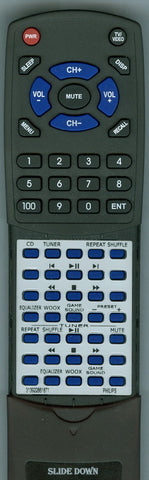 PHILIPS RC196210/01 Replacement Remote