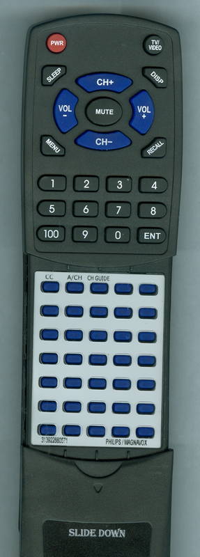 MAGNAVOX RR2540A101 Replacement Remote Control