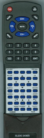 PHILIPS DVD751 Replacement Remote