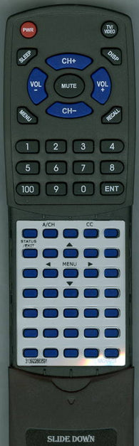 MAGNAVOX RT313922883591 Replacement Remote