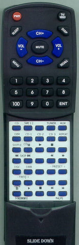 PHILIPS FWC10C3701 Replacement Remote