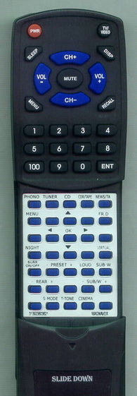 MAGNAVOX RT313923803621 Replacement Remote