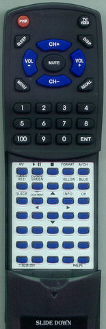 PHILIPS 51MP6200D37 Replacement Remote
