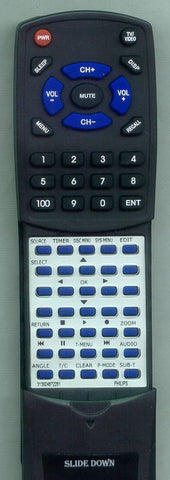 PHILIPS DVDR3355-37 Replacement Remote