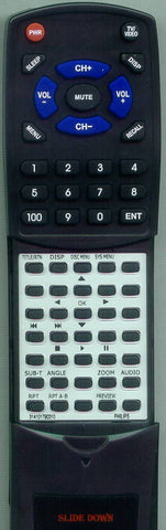 PHILIPS DVP320F17 Replacement Remote