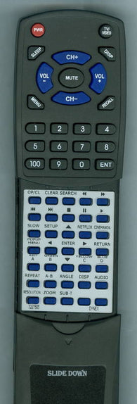 DYNEX D058 Replacement Remote