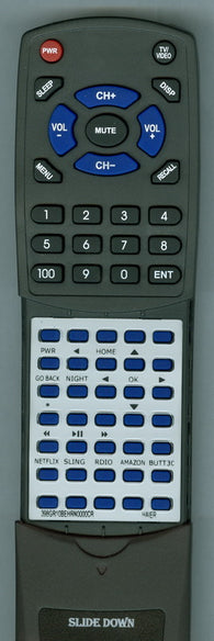 HAIER 398GR10BELG00U Replacement Remote