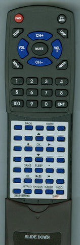 SHARP 398GR10BESP06U Replacement Remote