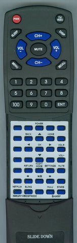 SHARP RT398GR10BESPN000 Replacement Remote