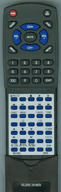 DENON RT3990144002 Replacement Remote