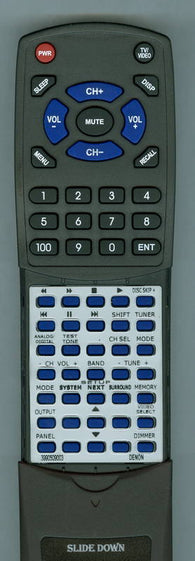 DENON RT3990509003 Replacement Remote