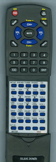DENONINSERT RT3990737008 Replacement Remote