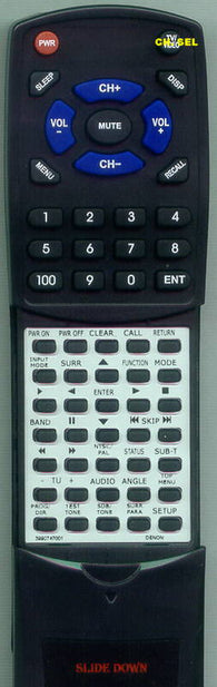 DENONINSERT RT3990747001 Replacement Remote