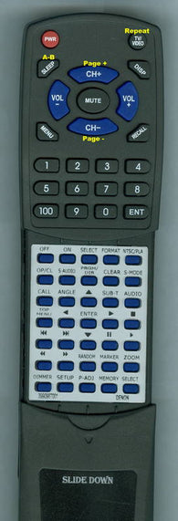 DENONINSERT RT3990967001 Replacement Remote