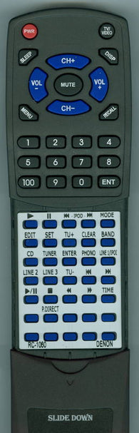 DENON RT3991080000 Replacement Remote