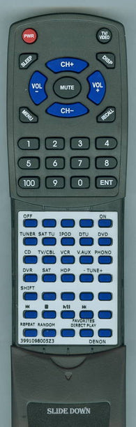 DENON RT3991098005Z3 Replacement Remote