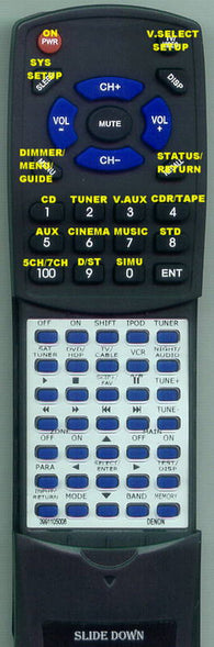 DENONINSERT RT3991105008 Replacement Remote