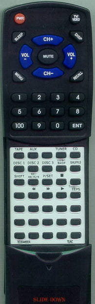 TEAC DCD4800 Replacement Remote