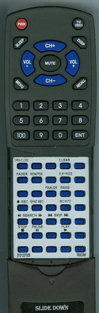 TASCAM RT3E0123700B Replacement Remote