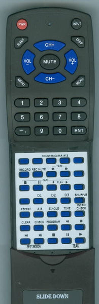 TEAC AD600 Replacement Remote