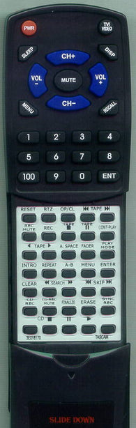 TASCAM RT3E016170 Replacement Remote