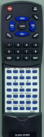 INTEGRA RT3S120011 Replacement Remote