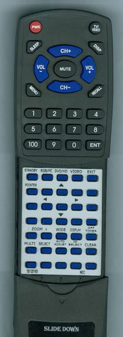 NEC 3S120163 Replacement Remote