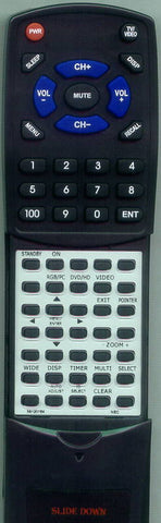 NEC PX61XM2A Replacement Remote