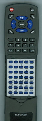 NEC PX-42VR5A Replacement Remote