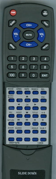CLARION VX409 Replacement Remote