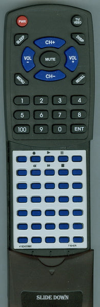 FISHER RVR820 Replacement Remote