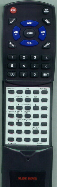 FISHER REM875 Replacement Remote