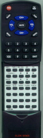 FISHER REM854 Replacement Remote