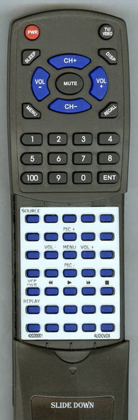 AUDIOVOX VOH1041DL Replacement Remote