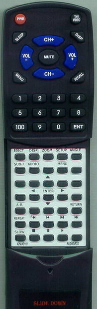 AUDIOVOX VBP3900 Replacement Remote