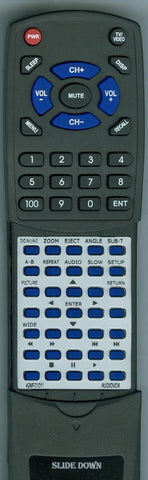 AUDIOVOX MMD10 Replacement Remote