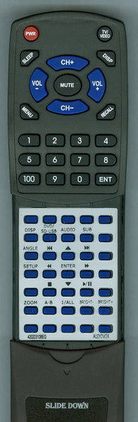 AUDIOVOX RT42QD3108EG Replacement Remote