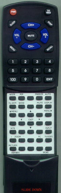 TATUNG P46T Replacement Remote