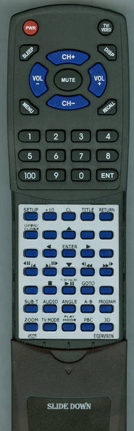EIGERVISION RT45225 Replacement Remote