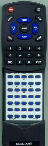 TOSHIBA RT4583V01G001 Replacement Remote