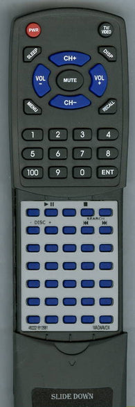 MAGNAVOX RT482221810581 Replacement Remote