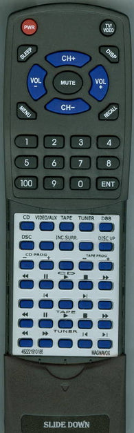 MAGNAVOX RT482221910186 Replacement Remote