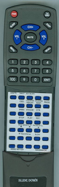 MAGNAVOX RT483521837025 Replacement Remote