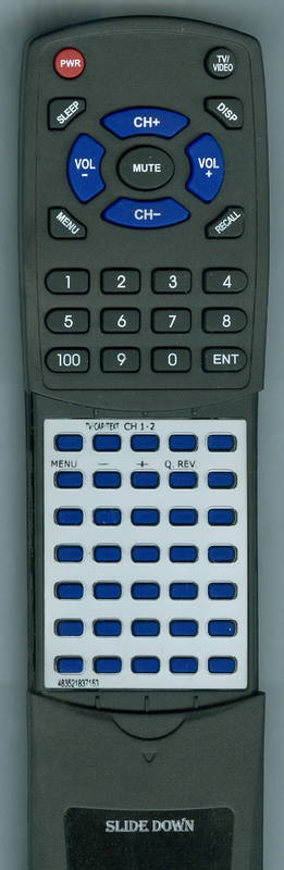 MAGNAVOX P1924C Replacement Remote Control