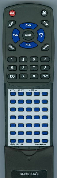 MAGNAVOX RT483521837209 Replacement Remote