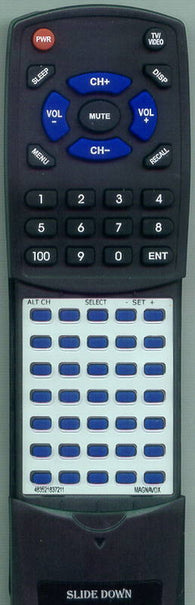 MAGNAVOX RT483521837211 Replacement Remote