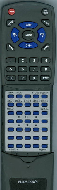 MAGNAVOX RT483521837214 Replacement Remote