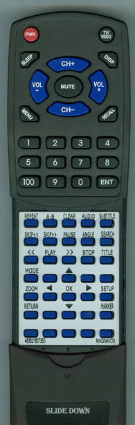 MAGNAVOX RT483521837353 Replacement Remote